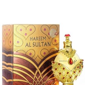 Khadlaj Gold Perfume with Red Accents